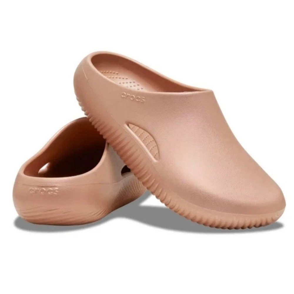 NEW Crocs Mellow Recovery Clog Slip On Comfort Sporty Mules Pink Women 12 Men 10